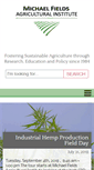 Mobile Screenshot of michaelfields.org